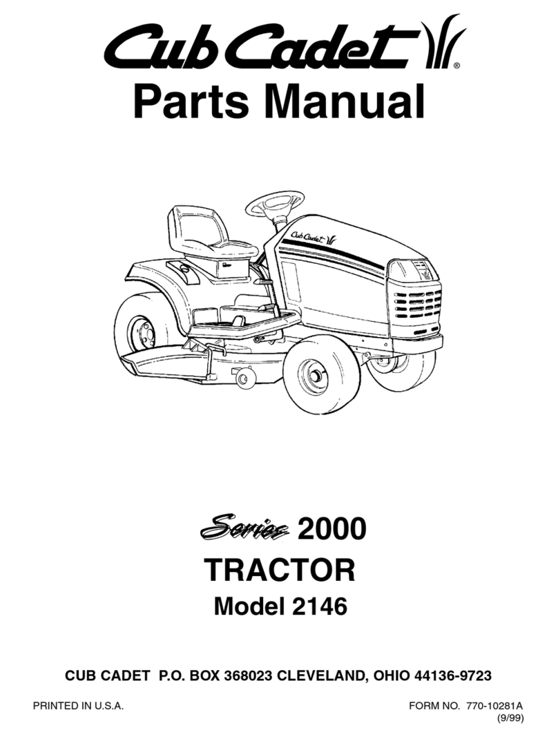 Cub Cadet 2146 parts manual