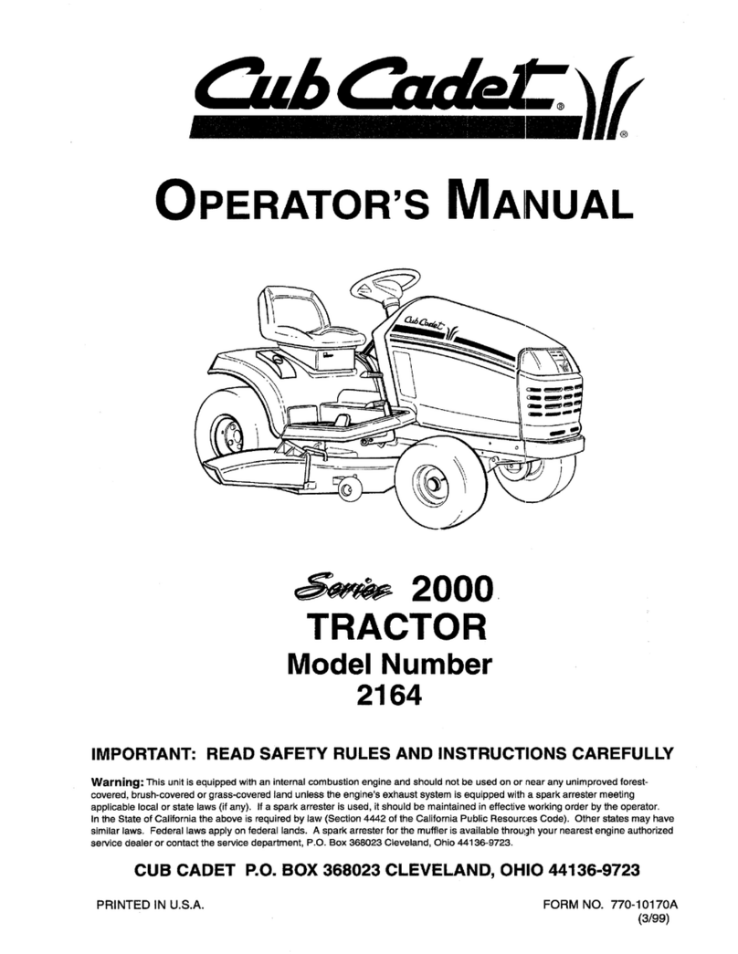 Cub Cadet 2164 User manual