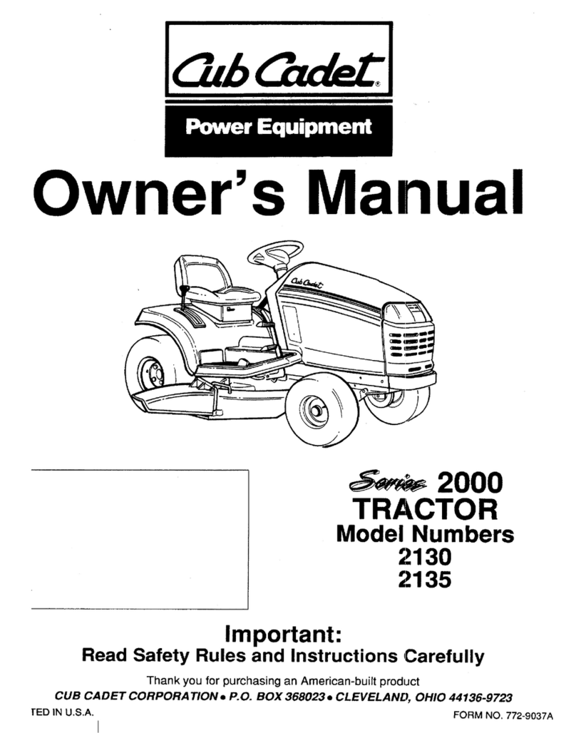 Cub Cadet 2130 User manual Cub Cadet 2130 User manual