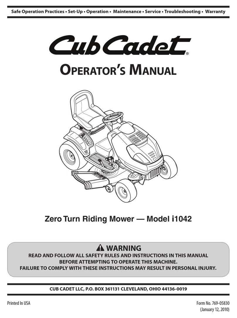 Cub Cadet Time Saver i1042 User manual