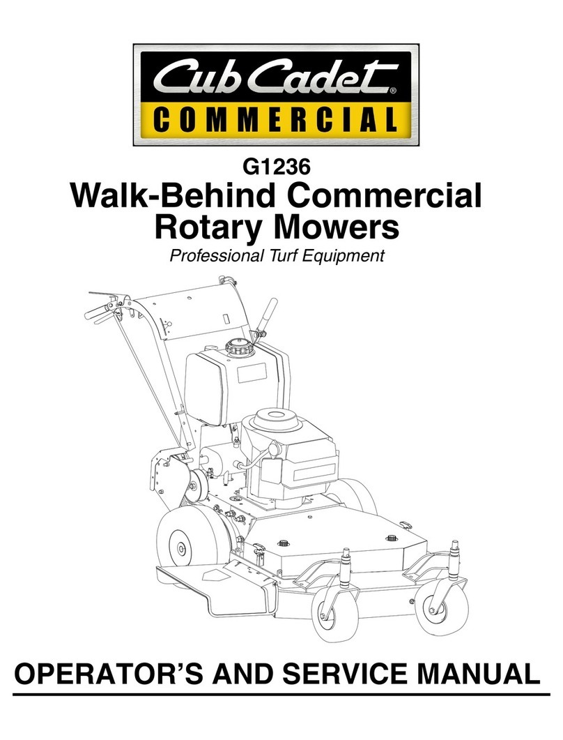 Cub Cadet G 1236 Operating manual