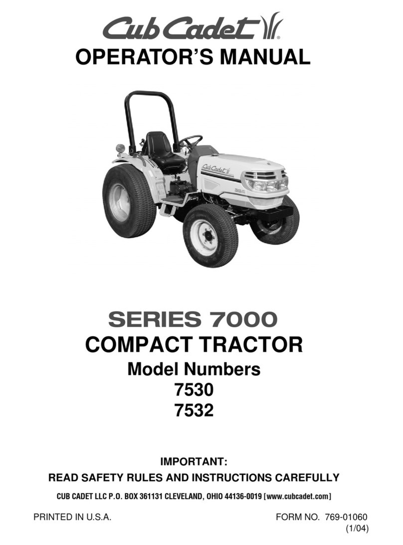 Cub Cadet 7530 Operator's manual