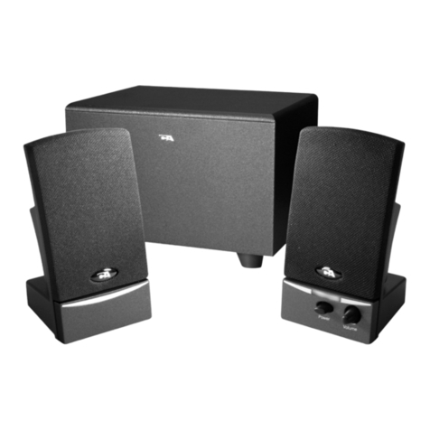 Cyber Acoustics CA-3.1 owner's guide