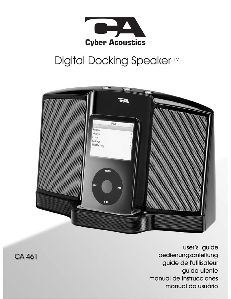 Cyber Acoustics CA-461 user guide