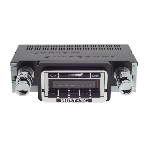 Custom Autosound USA-630 user manual