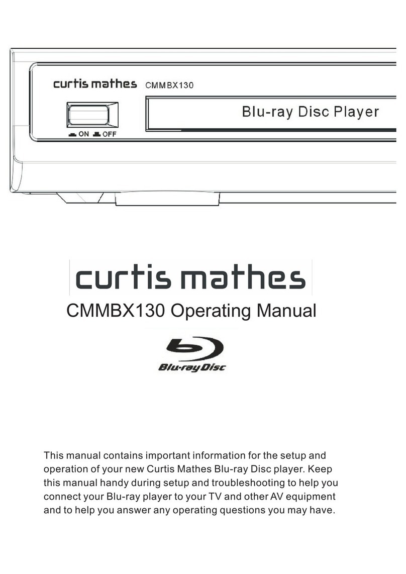 Curtis Mathes CMMBX130 operating manual