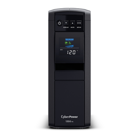 CyberPower CP1350PFCLCD User manual