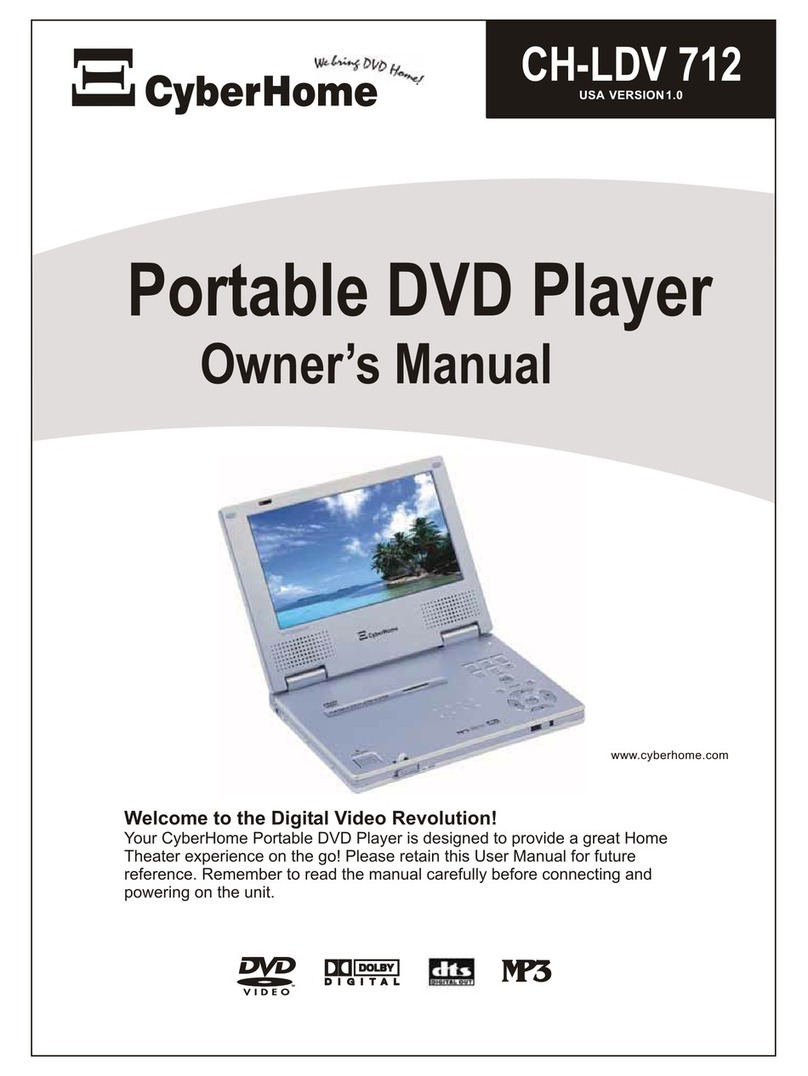 CyberHome Cyber Home CHLDV712 User manual