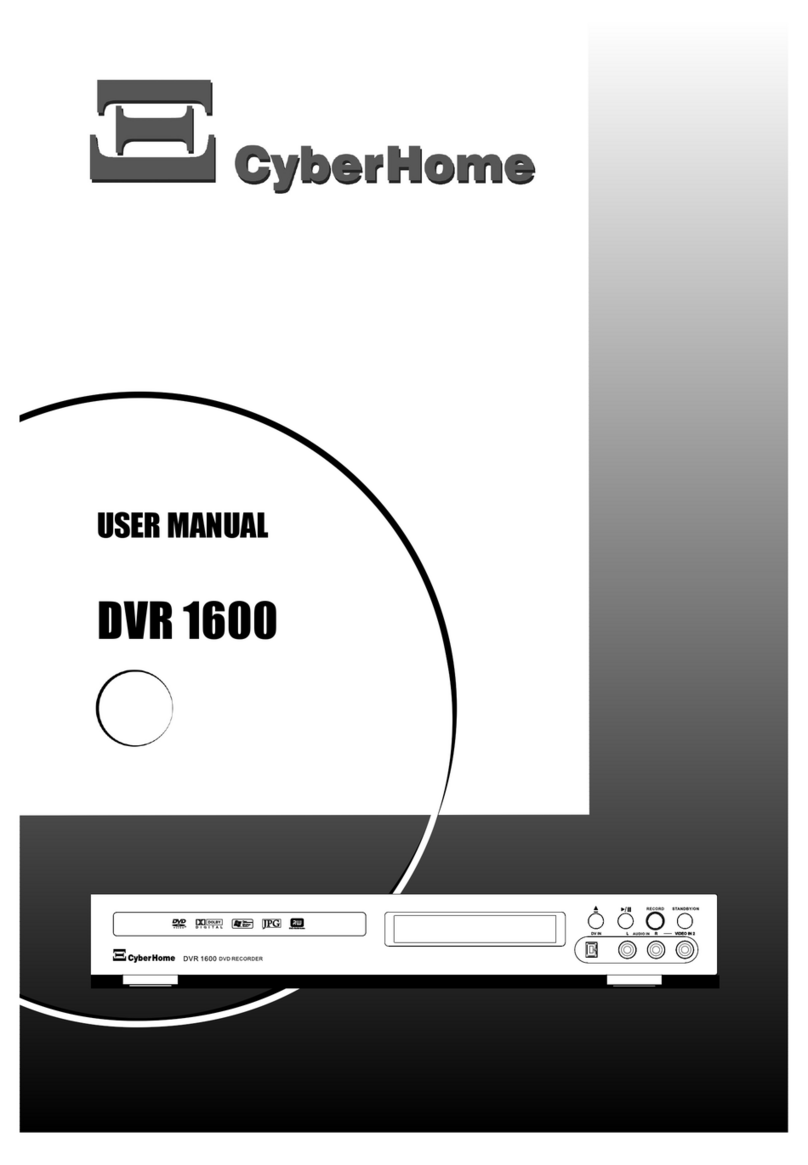 CyberHome DVR 1600 user manual