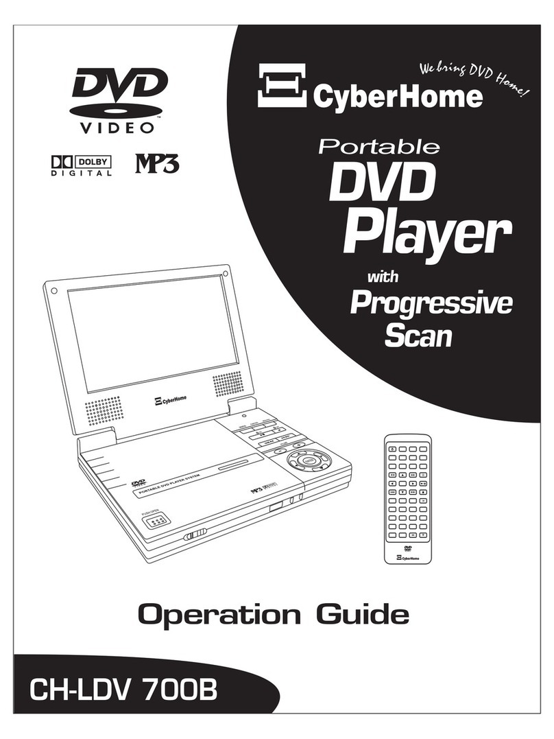 CyberHome Cyber Home CH-LDV700B User manual