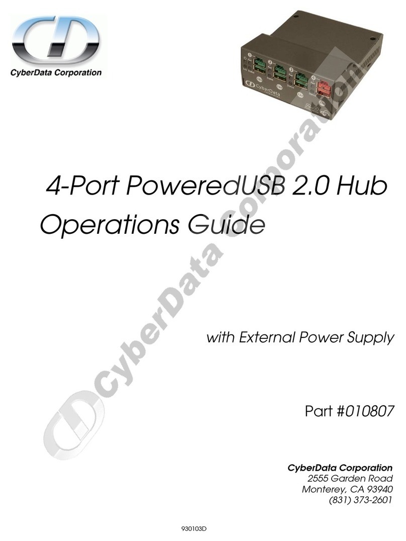 CyberData Hub User manual