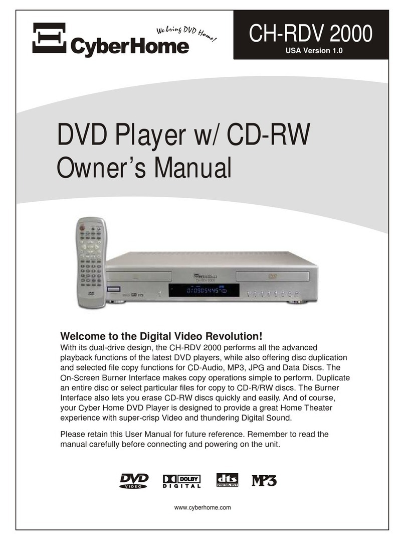 CyberHome CH-RDV 2000 owner's manual