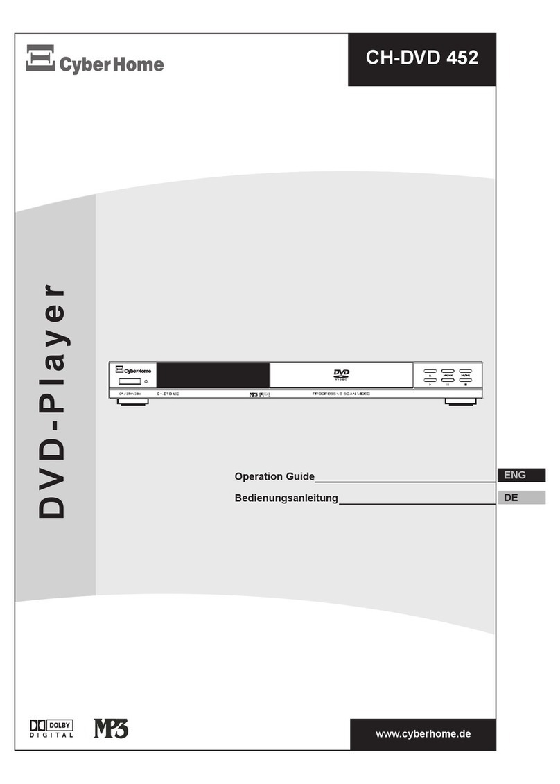 CyberHome CH-DVD 452 User manual