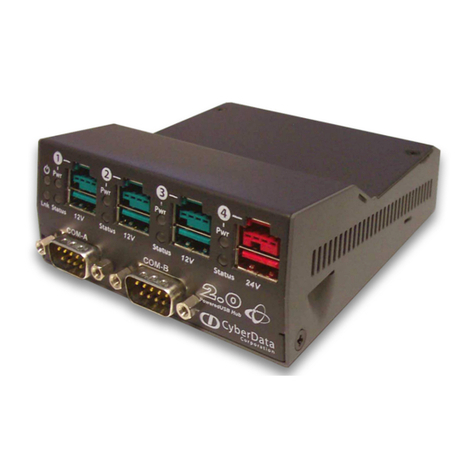 CyberData RS232 Specification sheet
