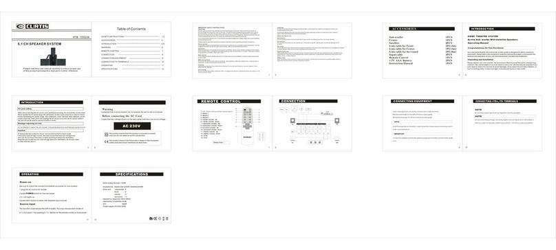 Curtis HTIB1002UK User manual