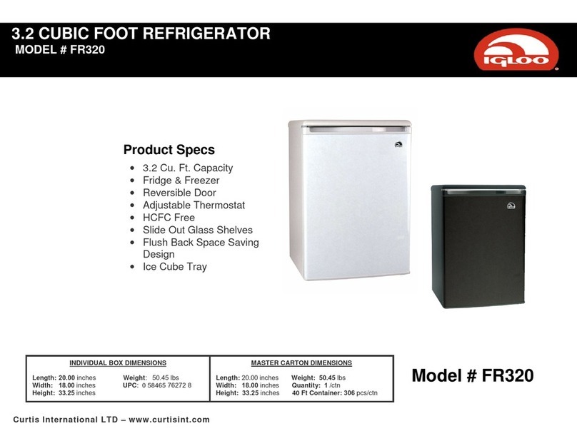 Igloo FR320 User manual