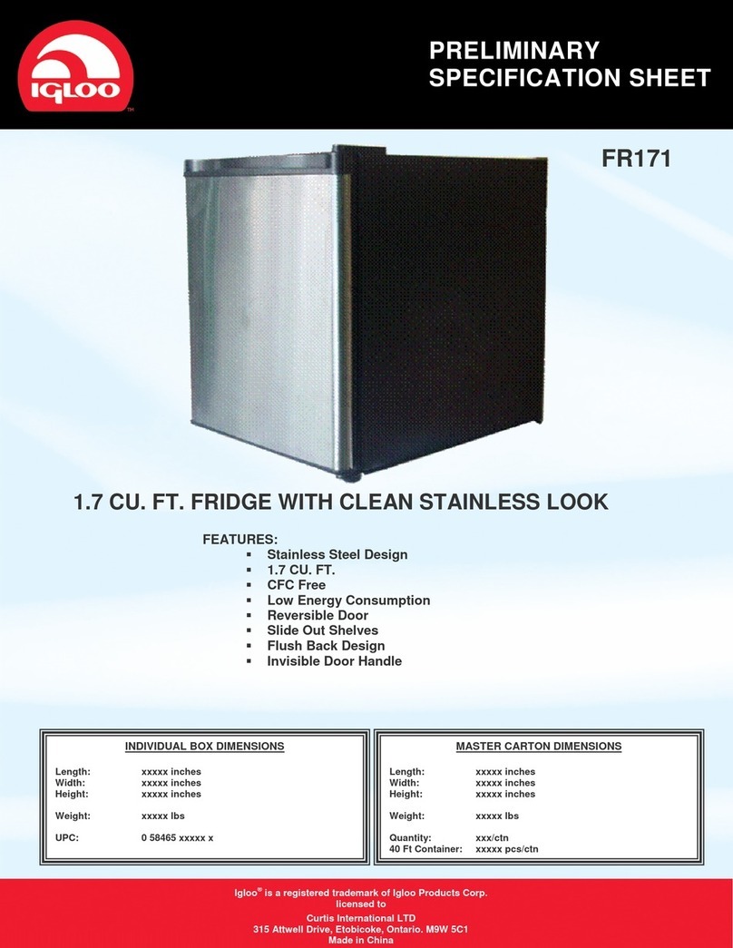 Igloo FR171 User manual