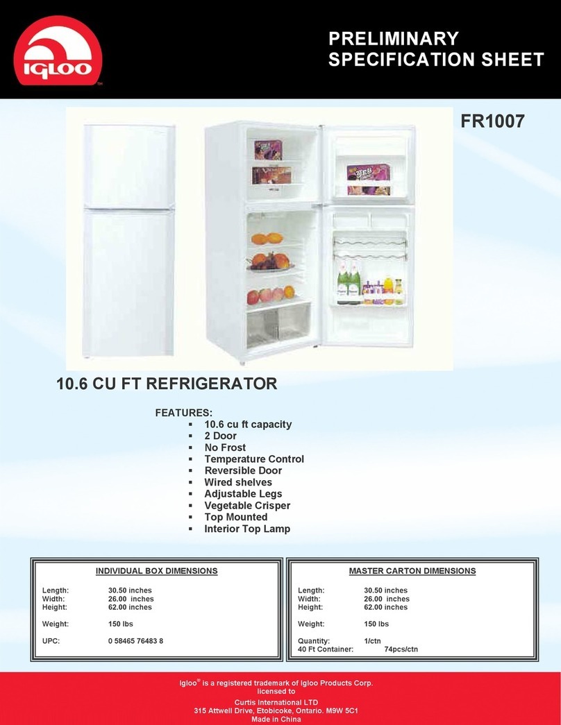 Igloo IGLOO FR1007 User manual