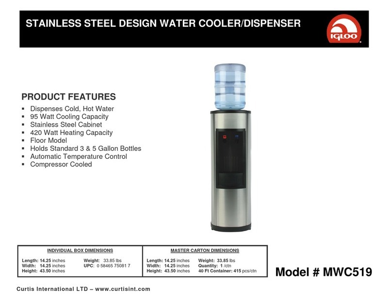 Curtis Igloo MWC519 Product features