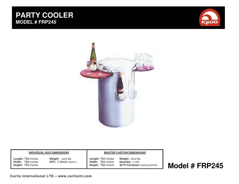 Curtis Igloo FRP245 Specification sheet Curtis Igloo FRP245 Specification sheet