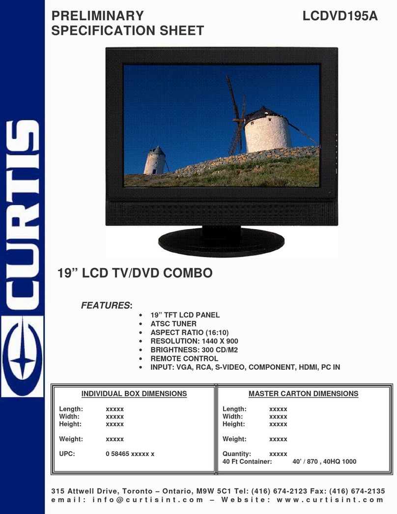 Curtis LCDVD195A User manual Curtis LCDVD195A User manual