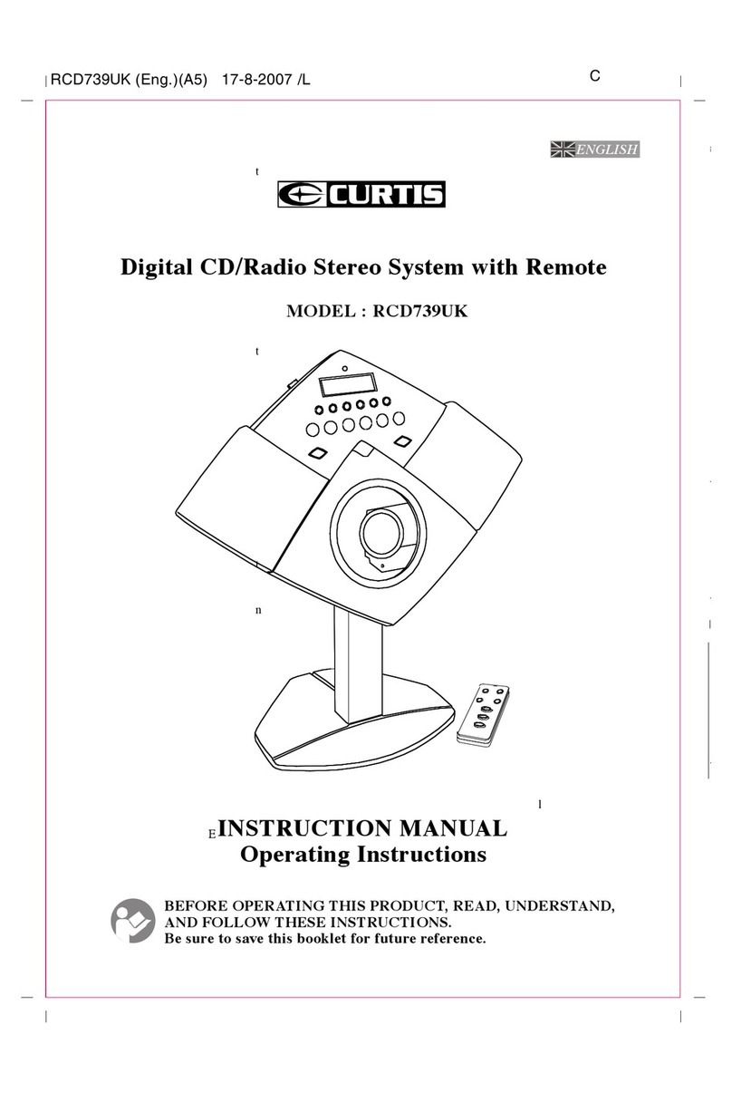 Curtis RCD739UK instruction manual