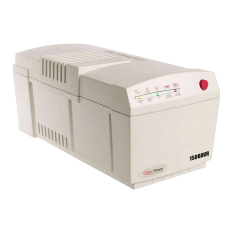 CyberPower OfficePower 1500AVR-H0 Specification sheet