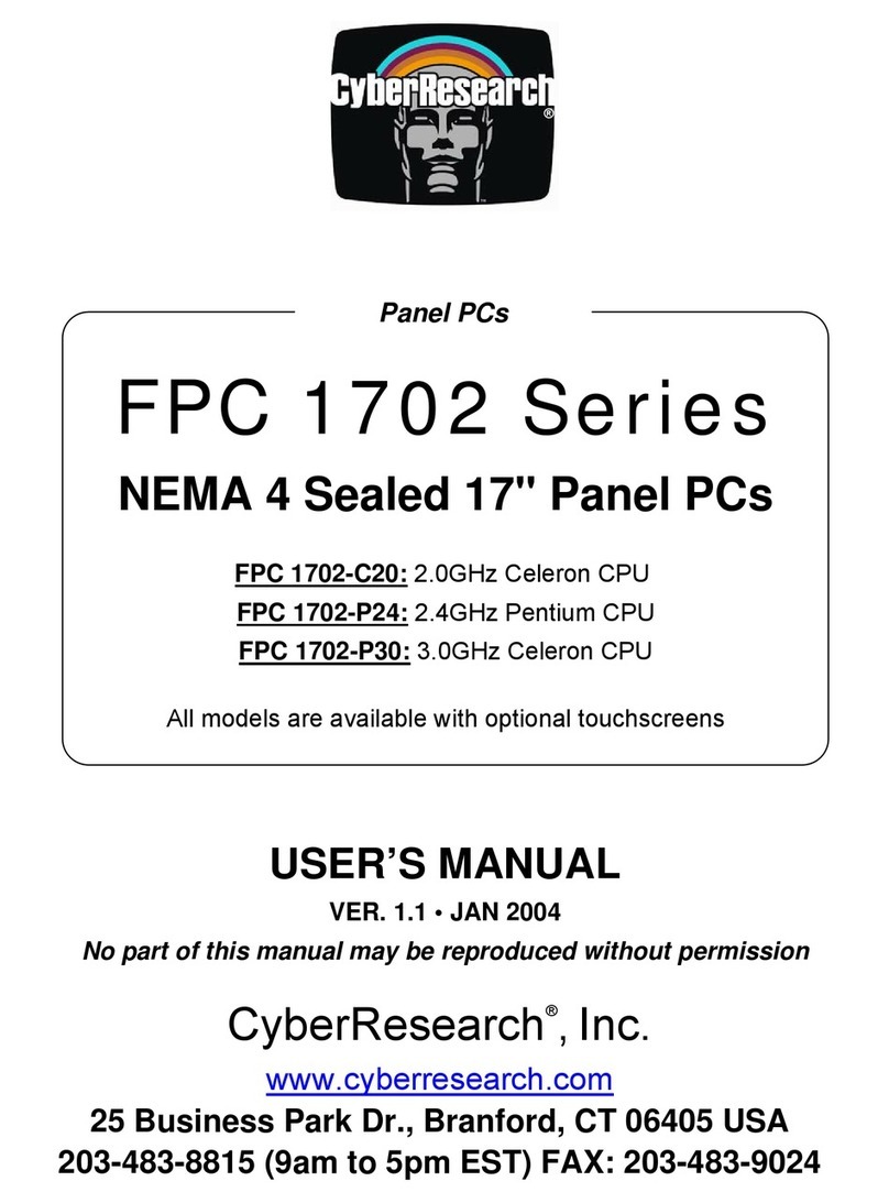 CyberResearch FPC 1702-C20 user manual