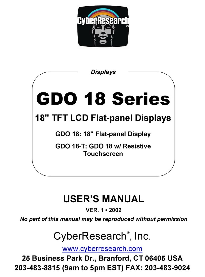 CyberResearch GDO 18 Series User manual