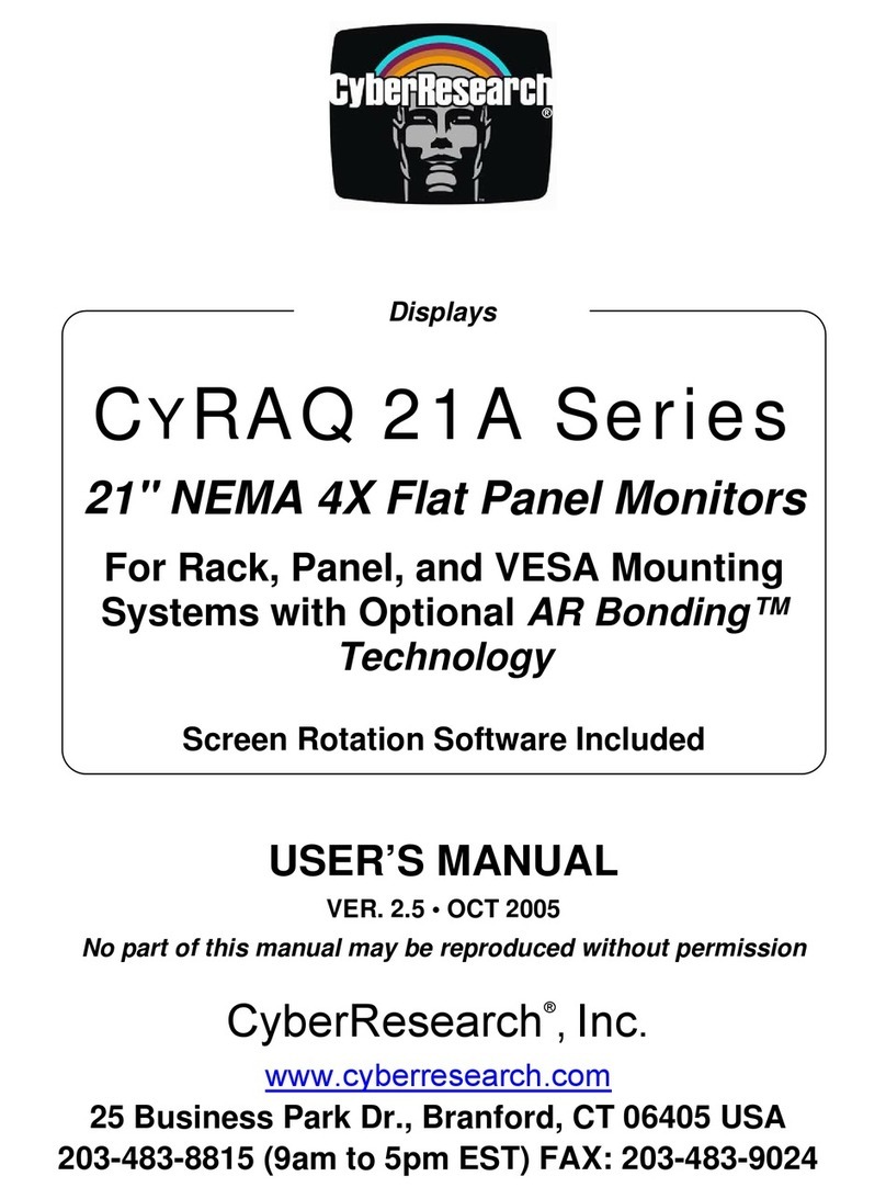 CyberResearch CYRAQ 21A User manual