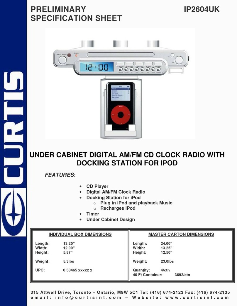 Curtis iMODE IP2604UK Specification sheet
