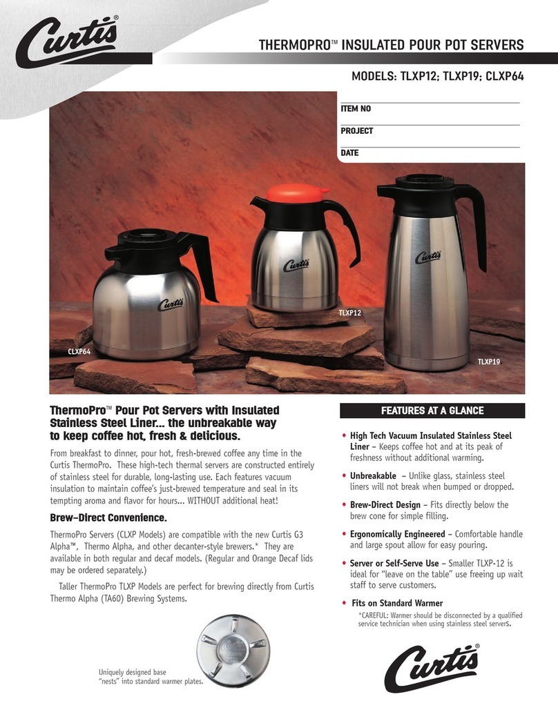Curtis THERMOPRO CLXP64 User manual