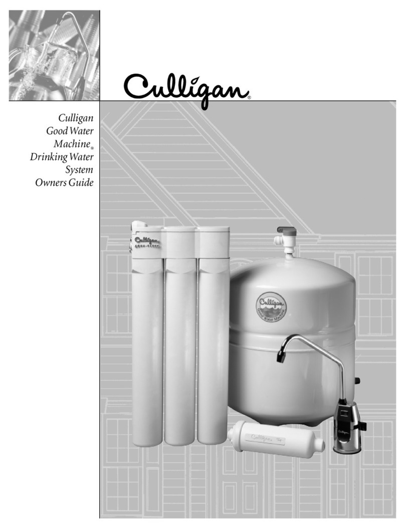 Culligan GoodWater Machine DrinkingWater System owner's guide Culligan GoodWater Machine DrinkingWater System owner's guide