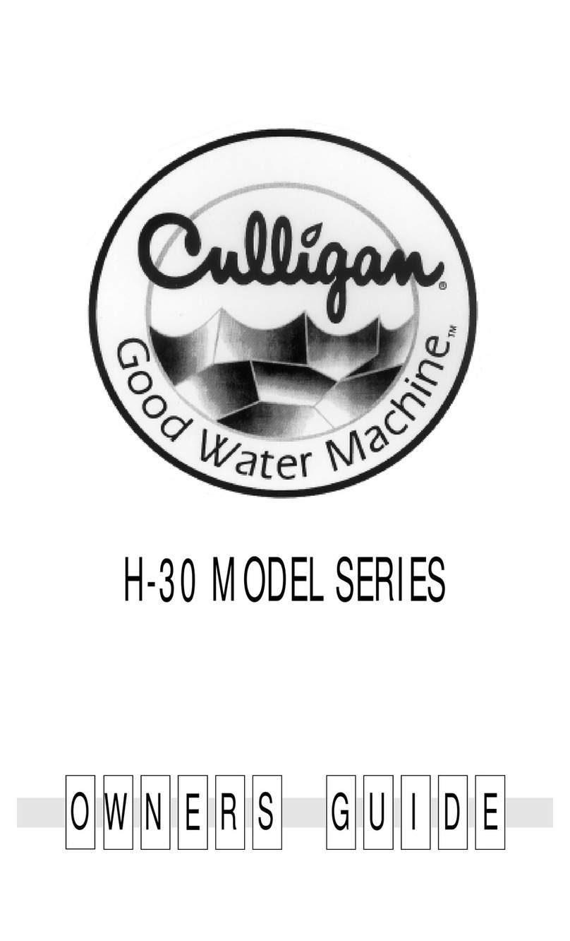 Culligan Good Water Machine H30 Series owner's guide