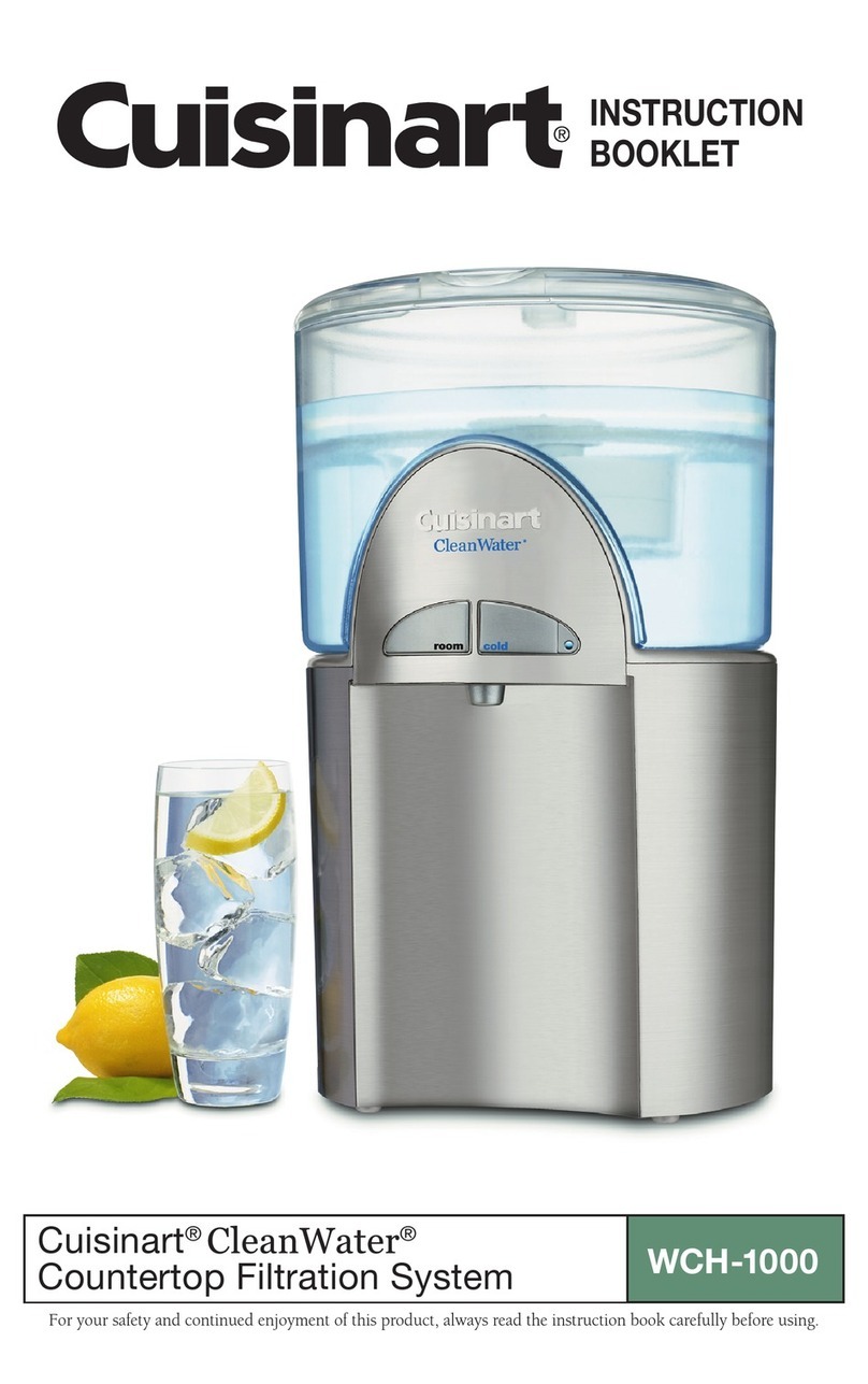 Cuisinart CleanWater WCH-1000 Instruction booklet