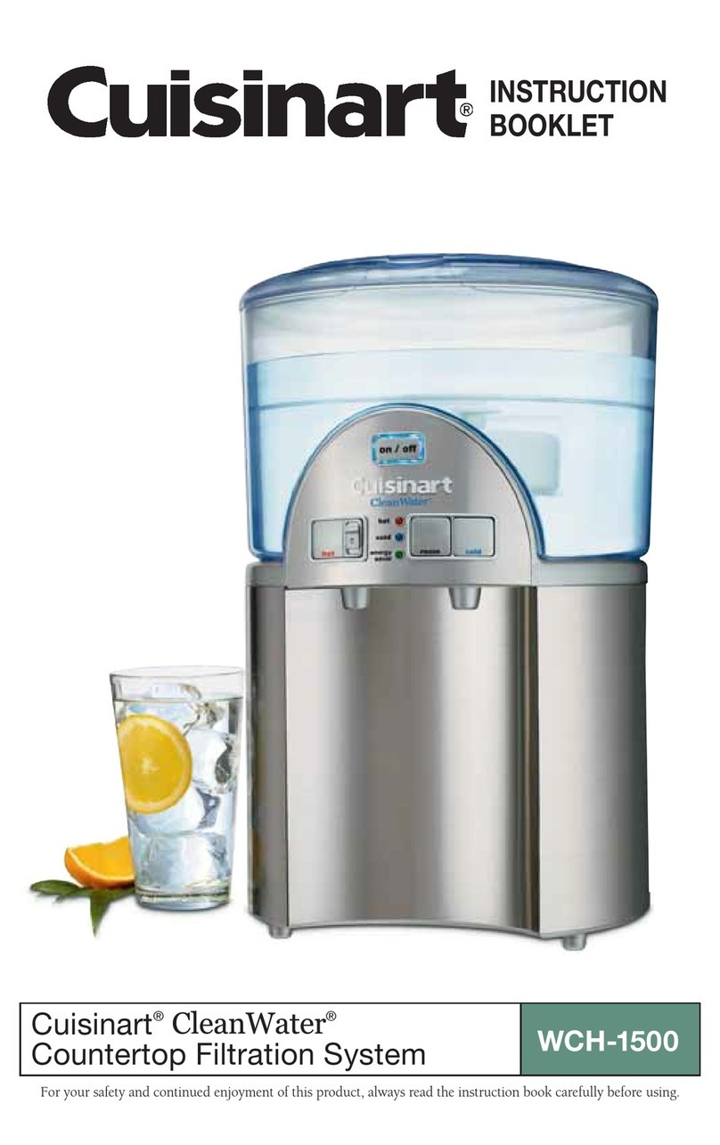 Cuisinart CleanWater WCH-1500 Instruction booklet