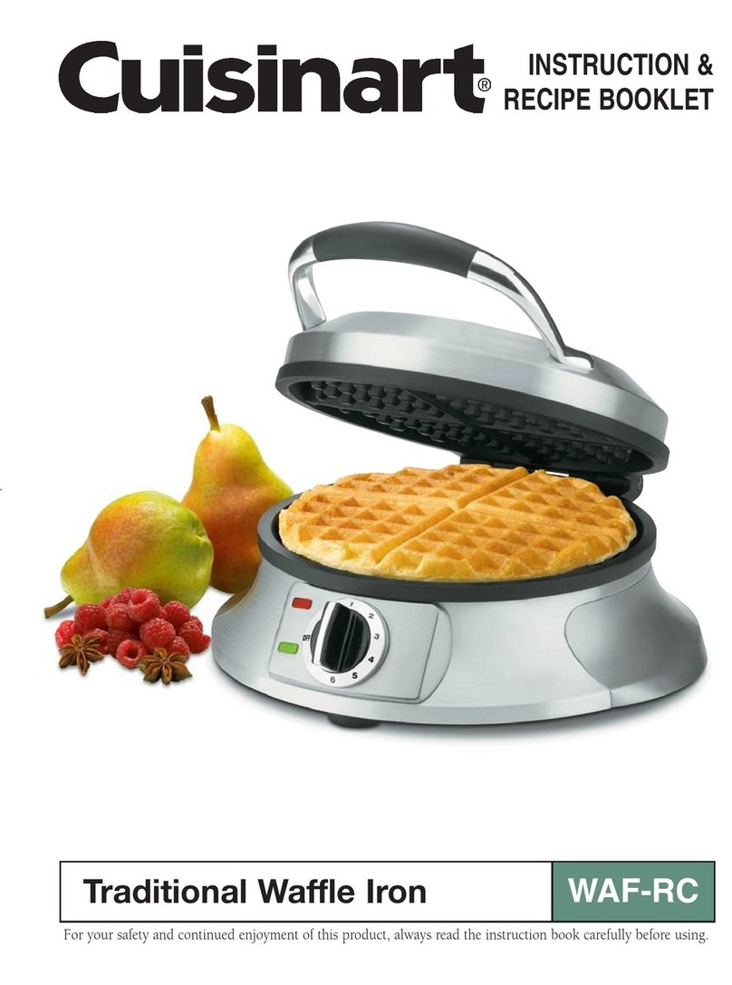 Cuisinart WAF-RC User manual