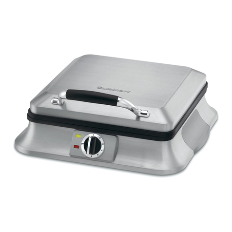 Cuisinart WAF-4B - Belgian Waffle Iron Operational manual