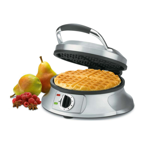 Cuisinart WAF-R - WAF-R Traditional Waffle Iron Instruction/recipe booklet