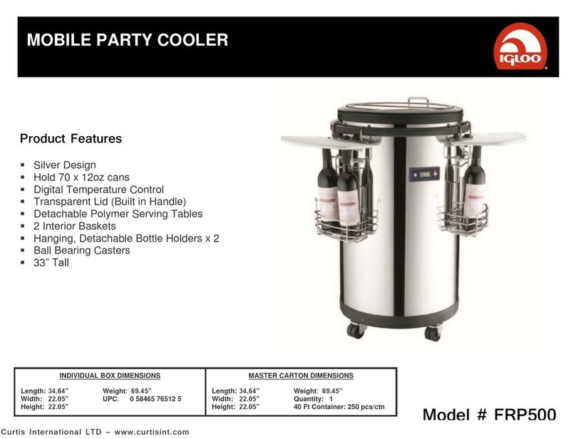 Curtis FRP500 Product features