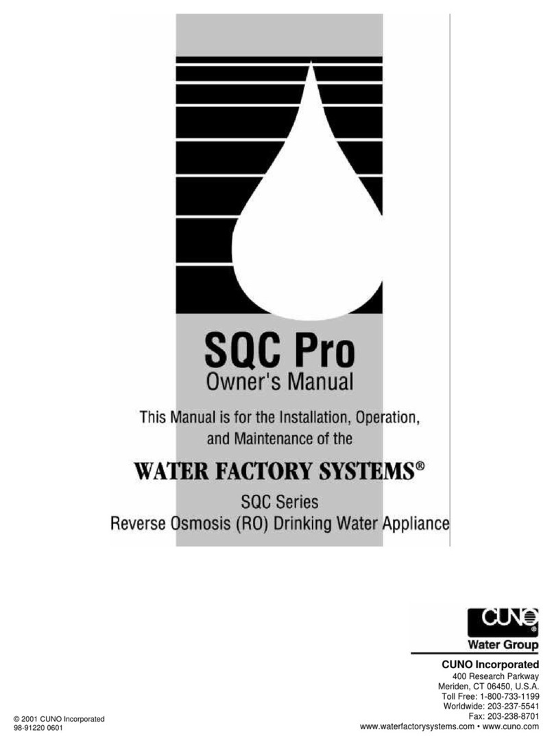 Cuno SQC Pro owner's manual