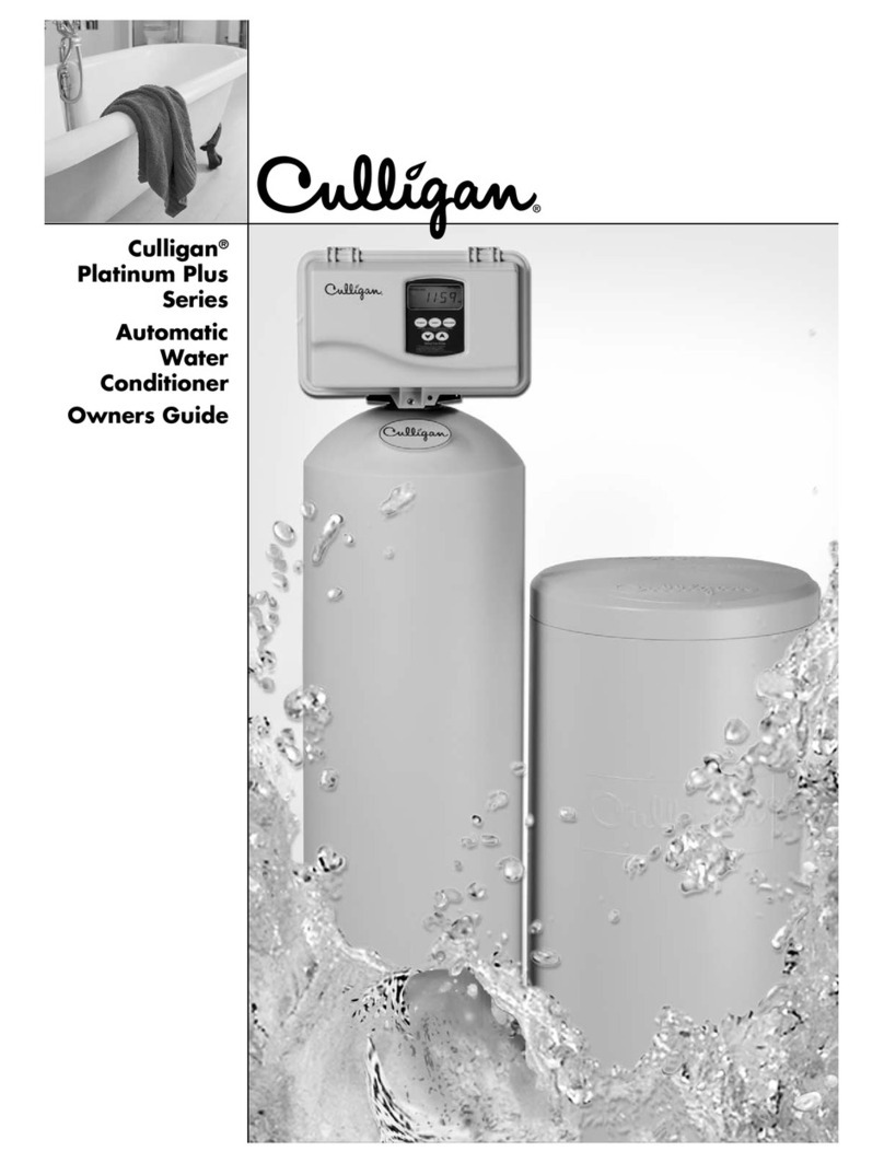 Culligan Platinum Plus Series User manual