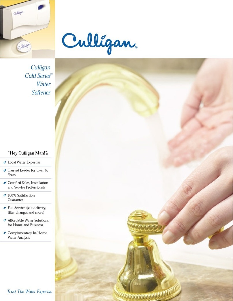 Culligan GOLD SERIES Brochure & specs