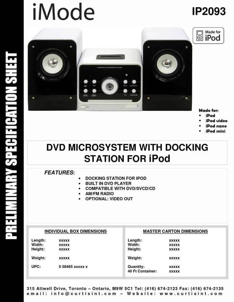 Curtis iMode IP2093 User manual