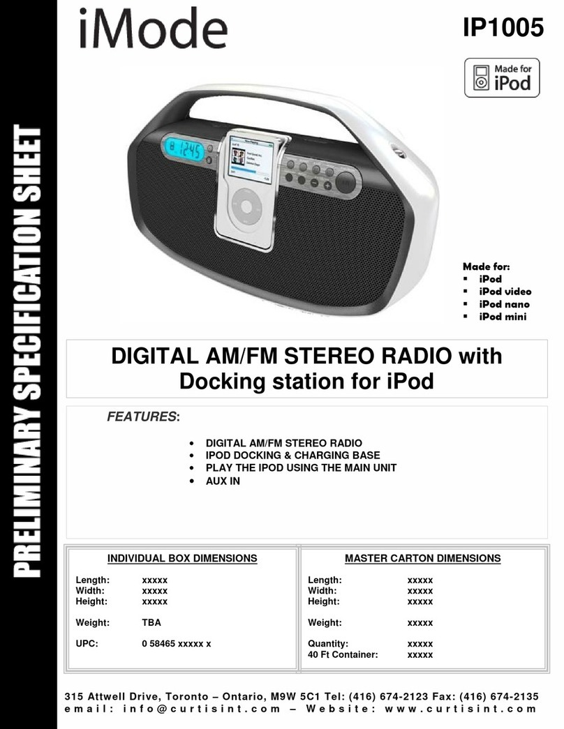 Curtis iMode IP1005 User manual