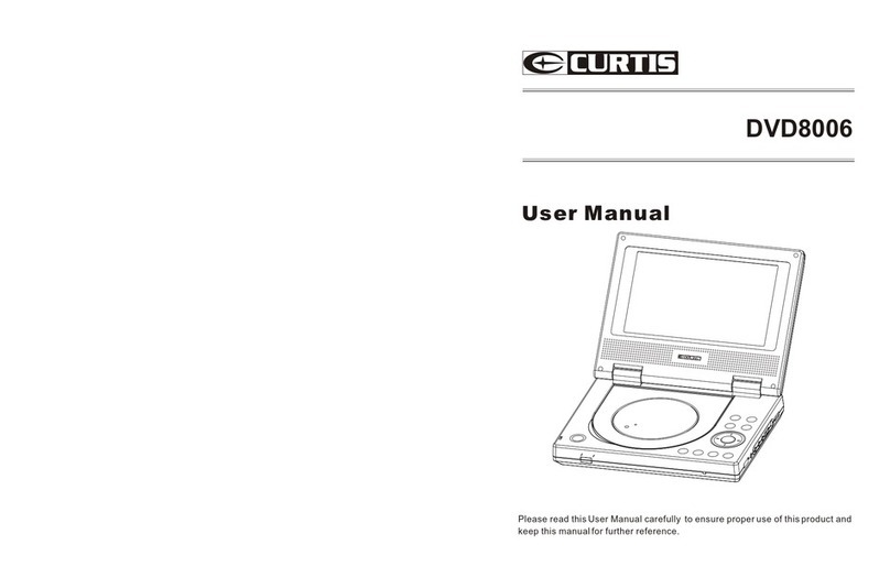 Curtis DVD8006 User manual Curtis DVD8006 User manual