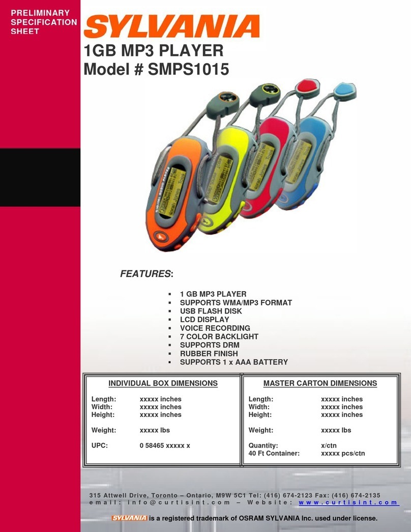Sylvania SMPS1015 User manual Sylvania SMPS1015 User manual