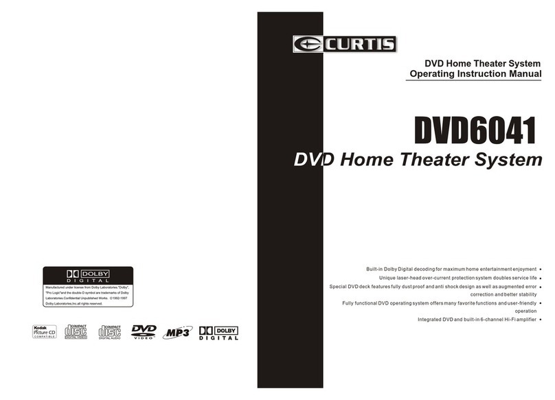 Curtis DVD6041 Operating instructions manual