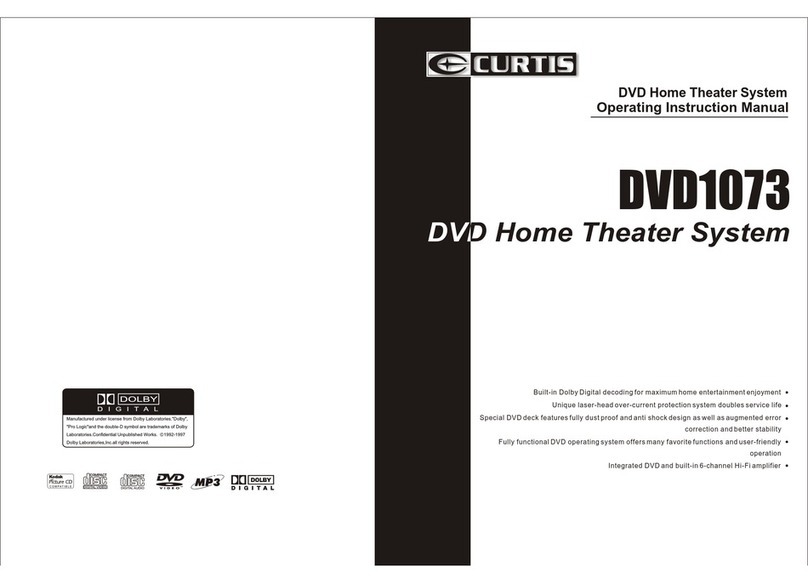 Curtis DVD1073 Operating instructions manual