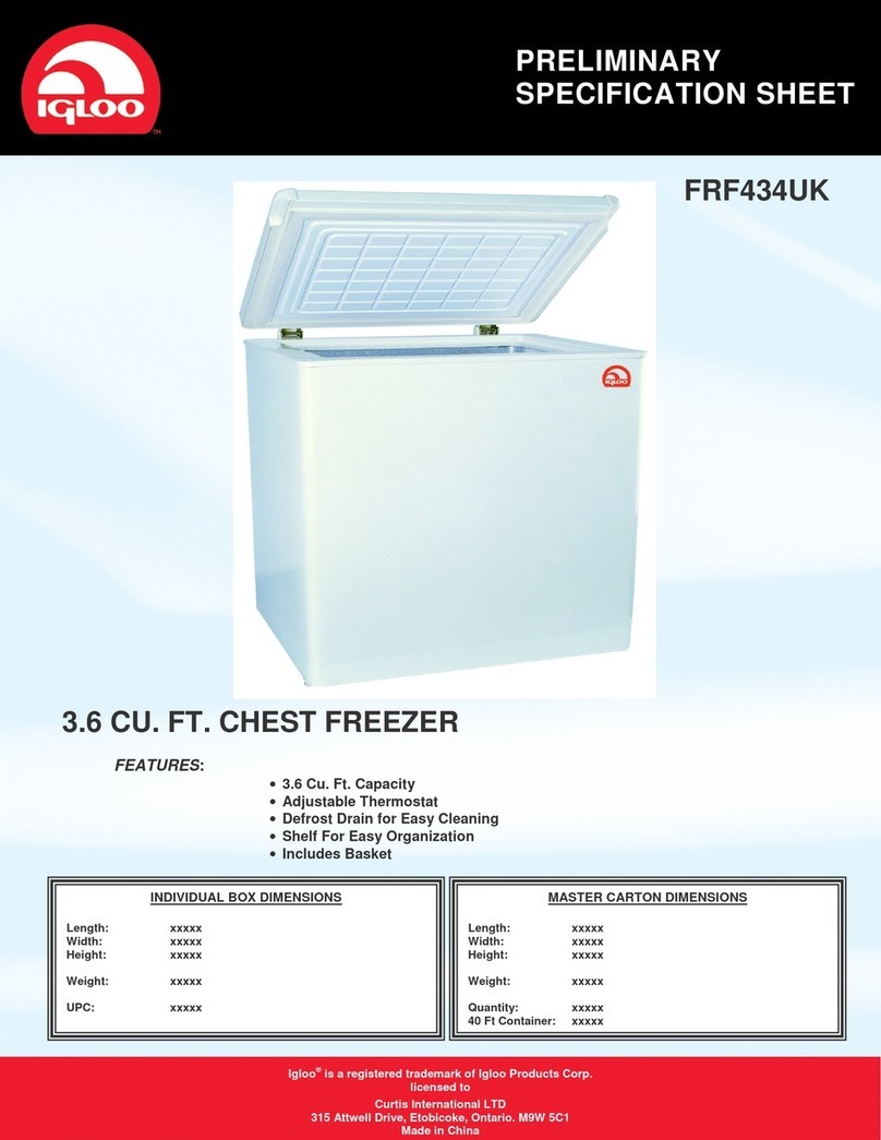 Igloo FRF434UK User manual